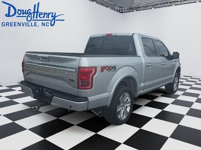 2016 Ford F-150 4WD SuperCrew 5-1/2 Ft Box Platinum