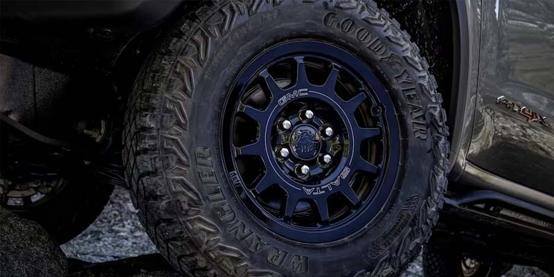 2023 GMC Sierra at Doug Henry Chevrolet GMC tires