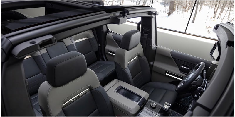 2024 GMC Hummer EV SUV interior cabin