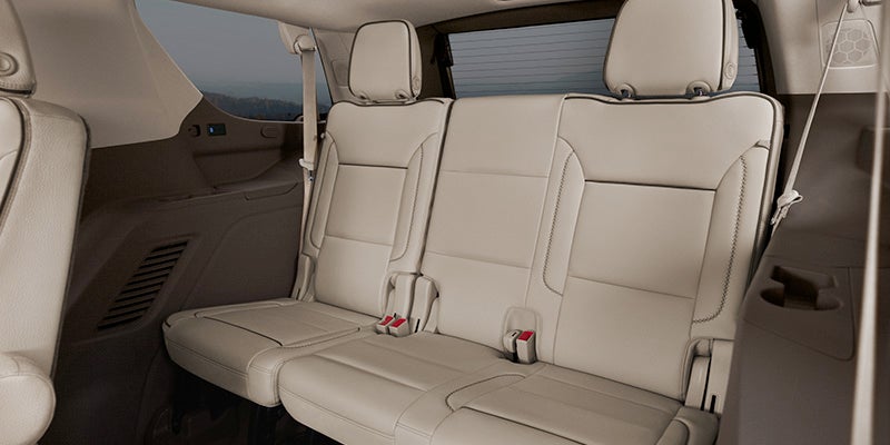 gmc yukon interior rear seats img
