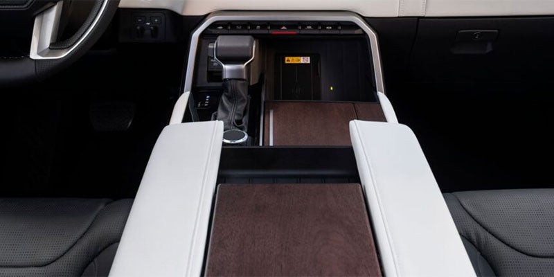 toyota sequoia interior center console img